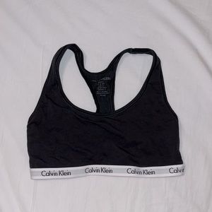 CALVIN KLIEN modern cotton bralette S